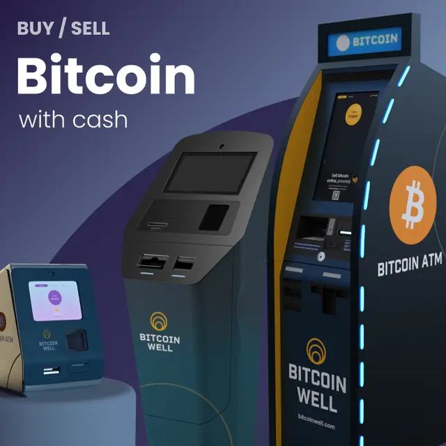 Bitcoin Well ATM for buying Bitcoin anonymously with cash in Canada