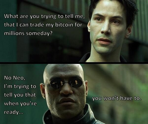 Bitcoin Matrix meme